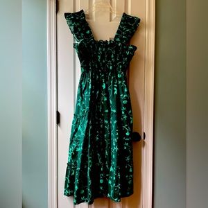 Hill House Emerald Botanical Ellie Nap Dress Size 2XL Good Condition!
